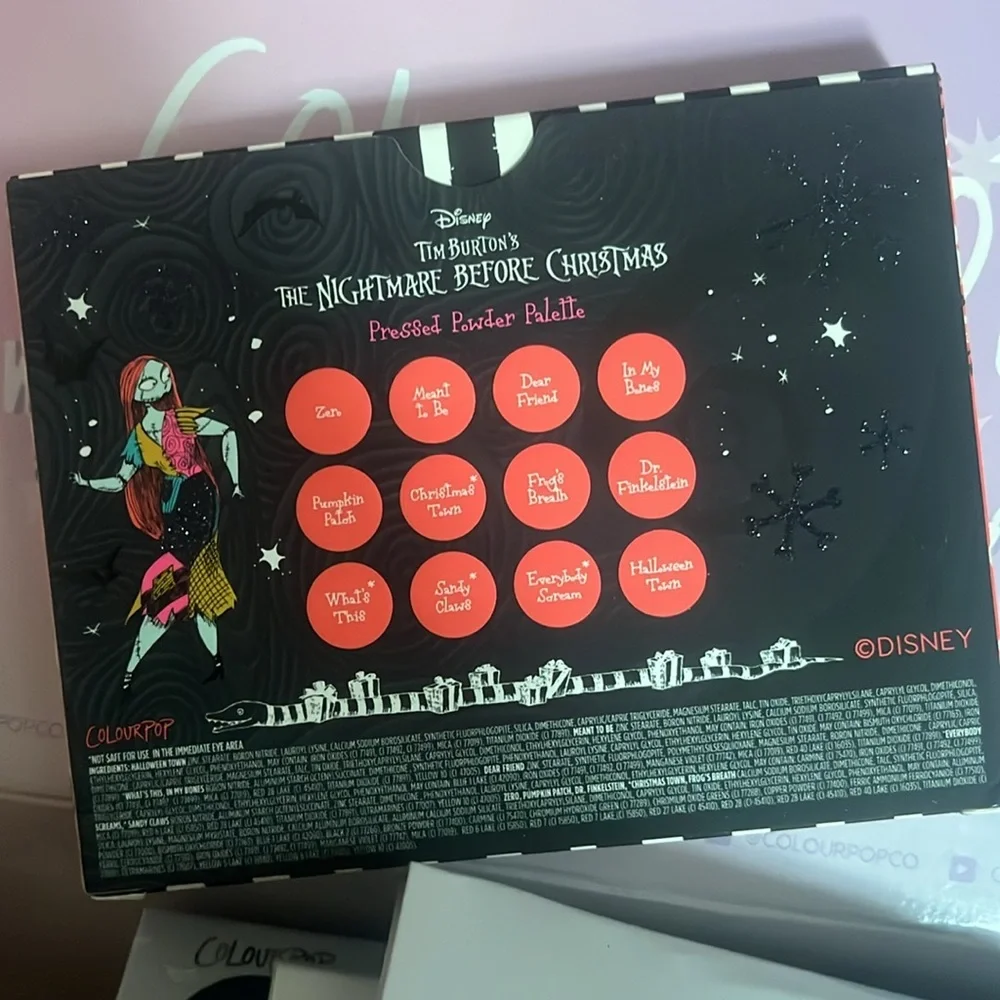 Nightmare Before Christmas Eyeshadow Palette NIB - Picture 3 of 16